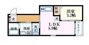 稲荷町駅 徒歩4分 1階の物件間取画像